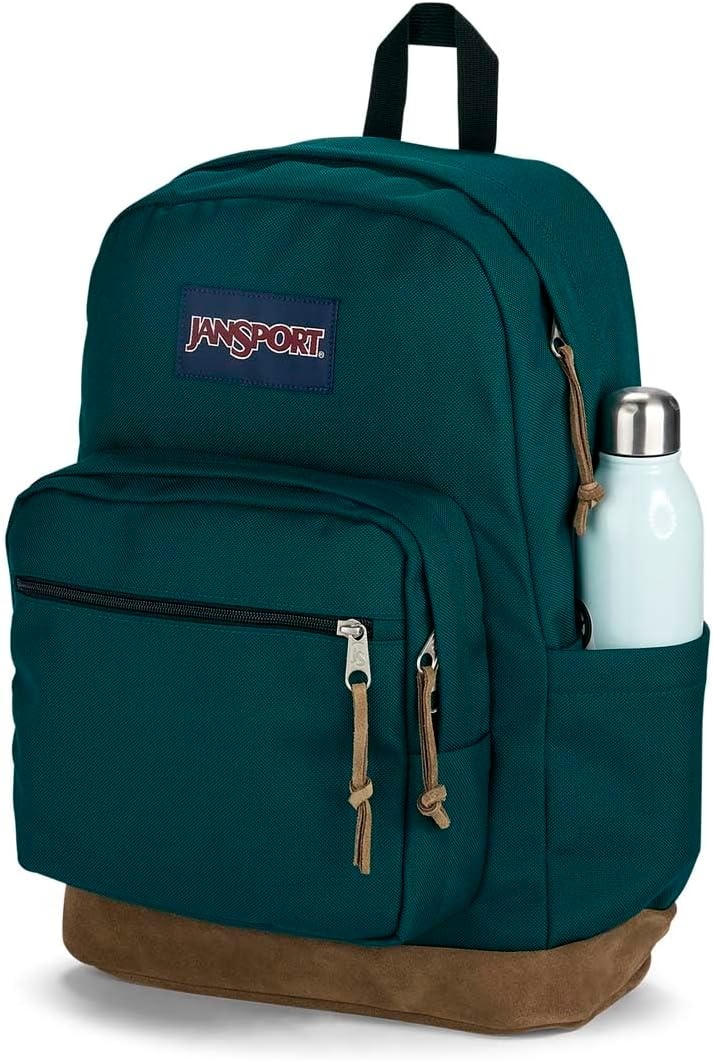 image:imageJanSport Right Pack Backpack Durable Daypack with Padded 15 Laptop Sleeve Spacious Main Compartment amp Integrated Water Bottle Pocket Sprayed Stars Pastel LilacDeep Juniper