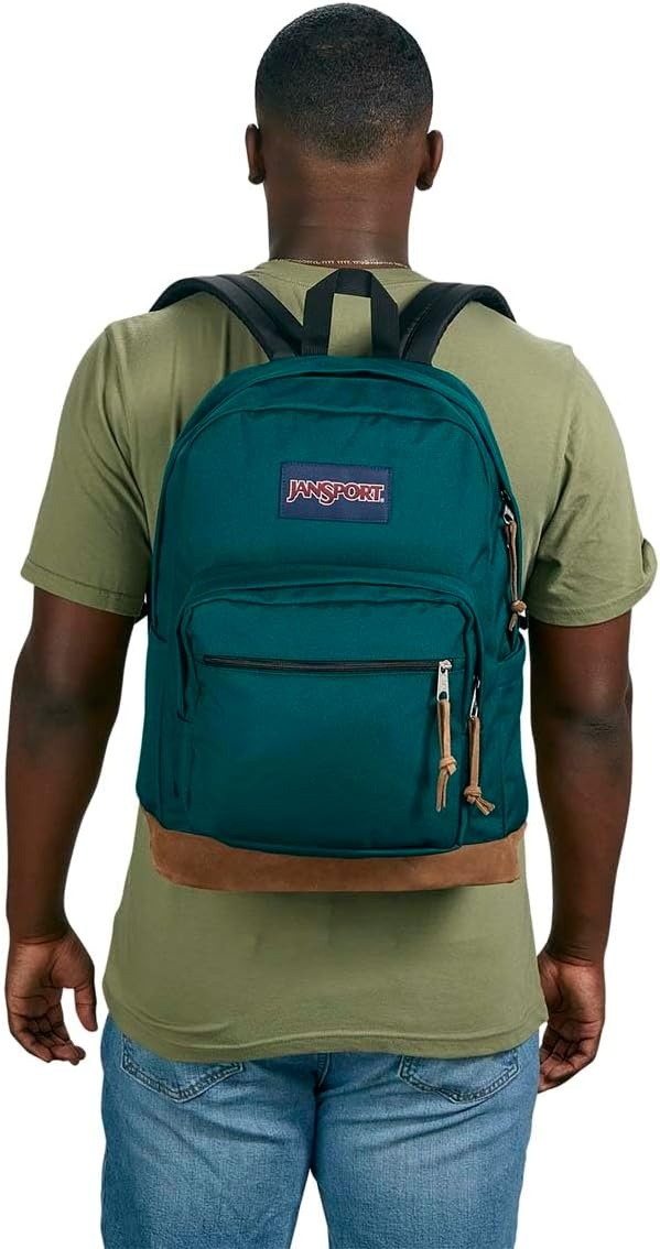 image:imageJanSport Right Pack Backpack Durable Daypack with Padded 15 Laptop Sleeve Spacious Main Compartment amp Integrated Water Bottle Pocket Sprayed Stars Pastel LilacDeep Juniper