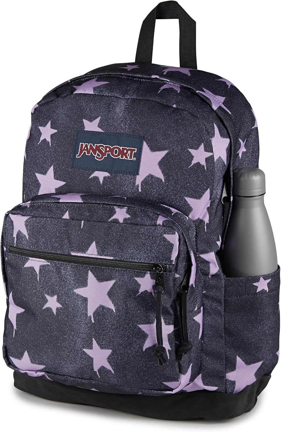 image:imageJanSport Right Pack Backpack Durable Daypack with Padded 15 Laptop Sleeve Spacious Main Compartment amp Integrated Water Bottle Pocket Sprayed Stars Pastel LilacSprayed Stars Pastel Lilac