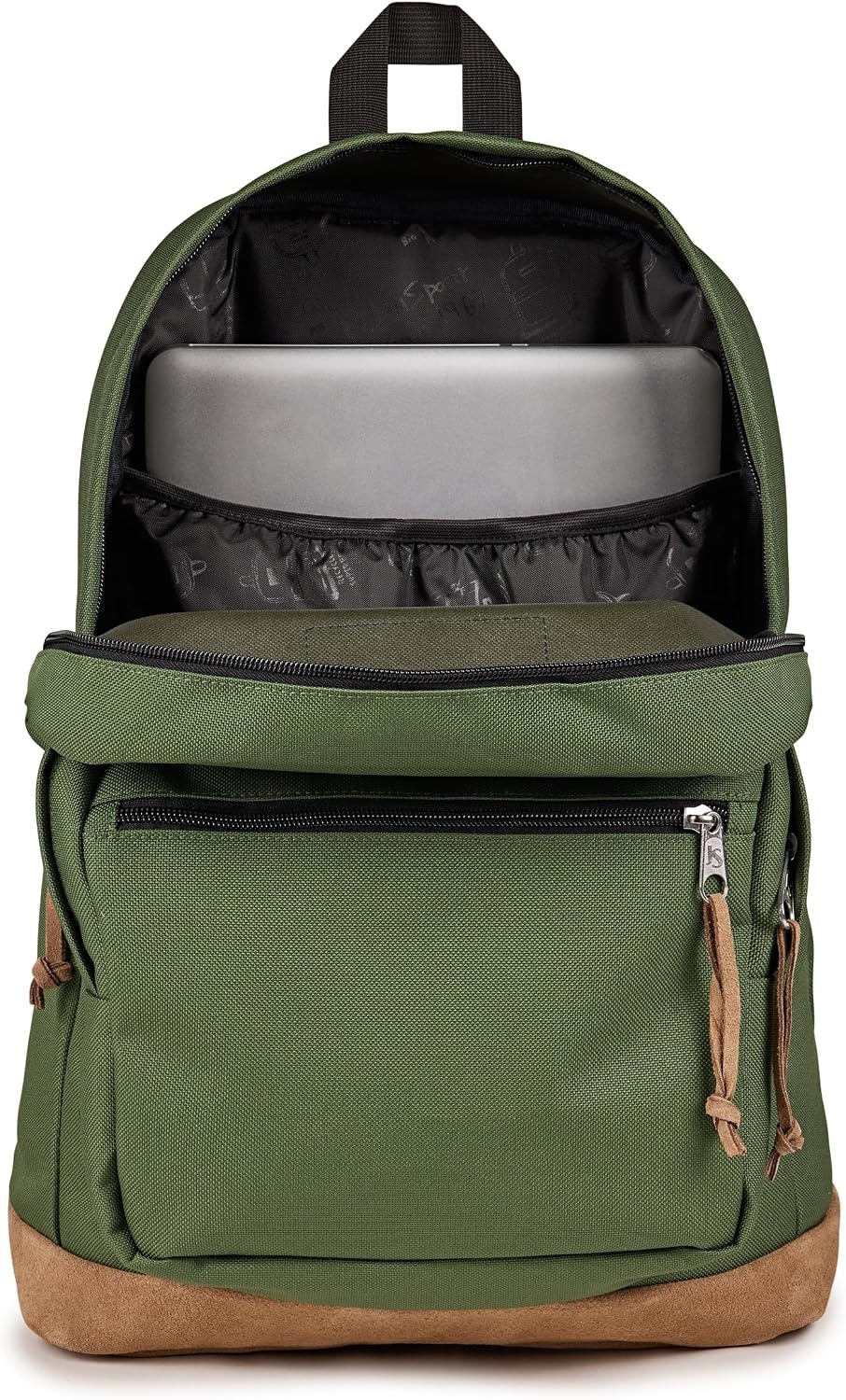 image:imageJanSport Right Pack Backpack Durable Daypack with Padded 15 Laptop Sleeve Spacious Main Compartment amp Integrated Water Bottle Pocket Sprayed Stars Pastel LilacCargo Green