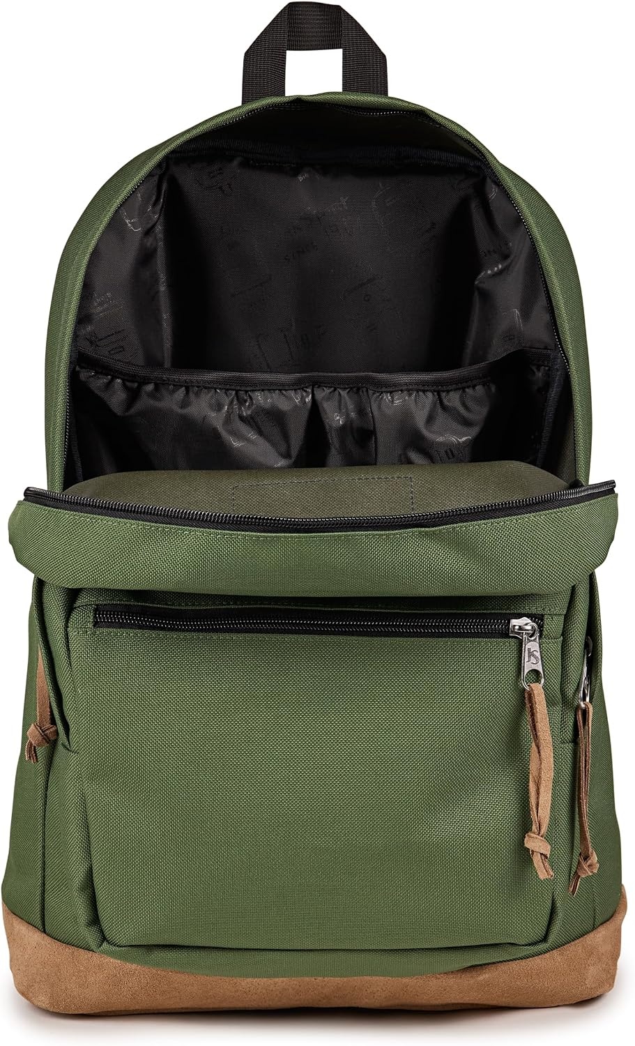 image:imageJanSport Right Pack Backpack Durable Daypack with Padded 15 Laptop Sleeve Spacious Main Compartment amp Integrated Water Bottle Pocket Sprayed Stars Pastel LilacCargo Green