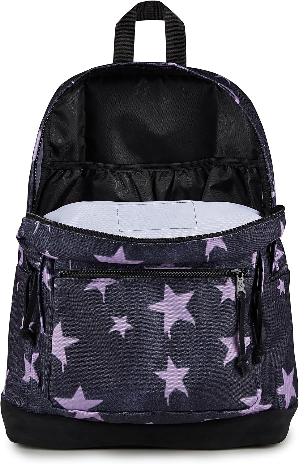 image:imageJanSport Right Pack Backpack Durable Daypack with Padded 15 Laptop Sleeve Spacious Main Compartment amp Integrated Water Bottle Pocket Sprayed Stars Pastel LilacSprayed Stars Pastel Lilac