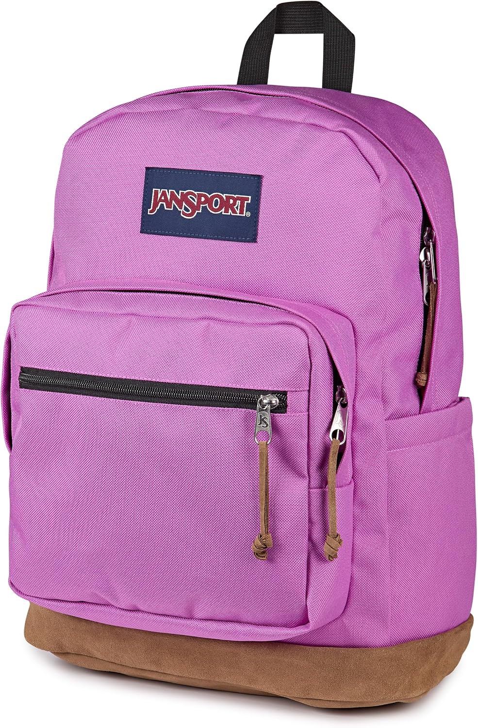 image:imageJanSport Right Pack Backpack Durable Daypack with Padded 15 Laptop Sleeve Spacious Main Compartment amp Integrated Water Bottle Pocket Sprayed Stars Pastel LilacDigital Fuchsia