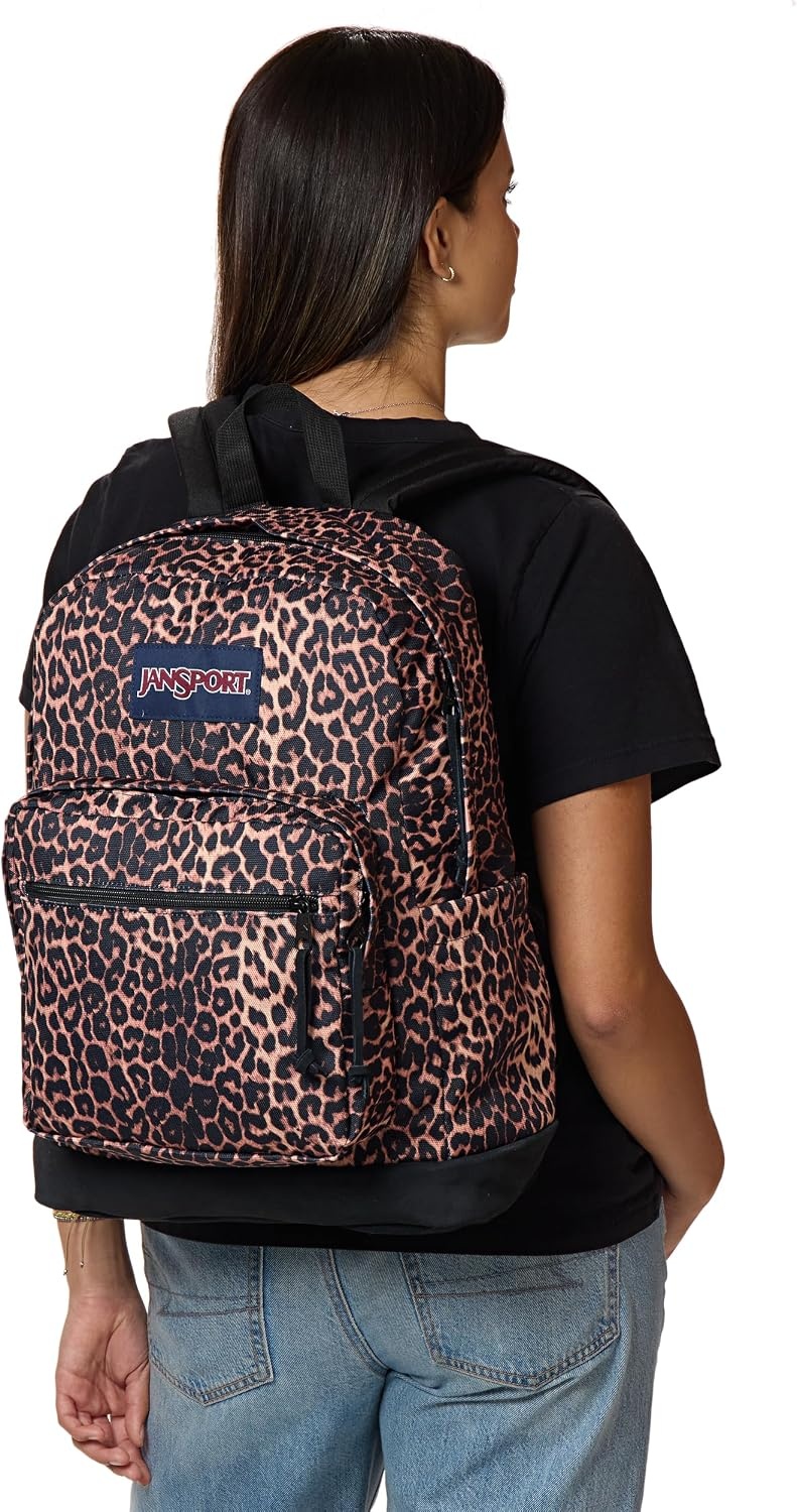 image:imageJanSport Right Pack Backpack Durable Daypack with Padded 15 Laptop Sleeve Spacious Main Compartment amp Integrated Water Bottle Pocket Sprayed Stars Pastel LilacAnimal Illusion