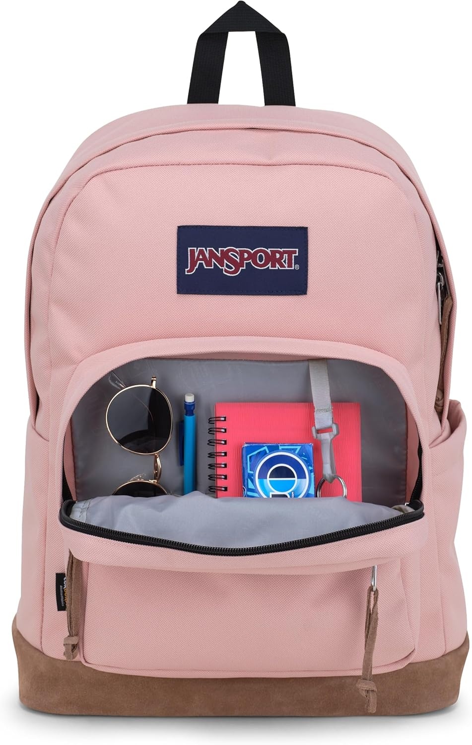 image:imageJanSport Right Pack Backpack Durable Daypack with Padded 15 Laptop Sleeve Spacious Main Compartment amp Integrated Water Bottle Pocket Sprayed Stars Pastel LilacMisty Rose