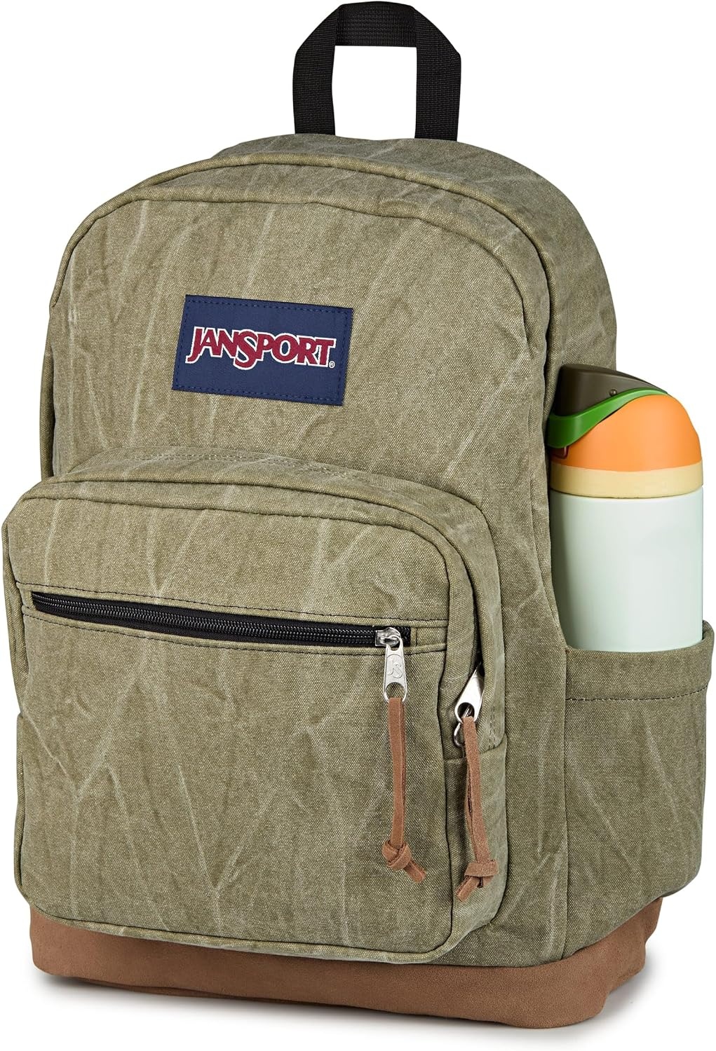 image:imageJanSport Right Pack Expressions Backpack Travel Work or Laptop Bag Curry CorduroyAged Canvas GreenLt GreenBrown