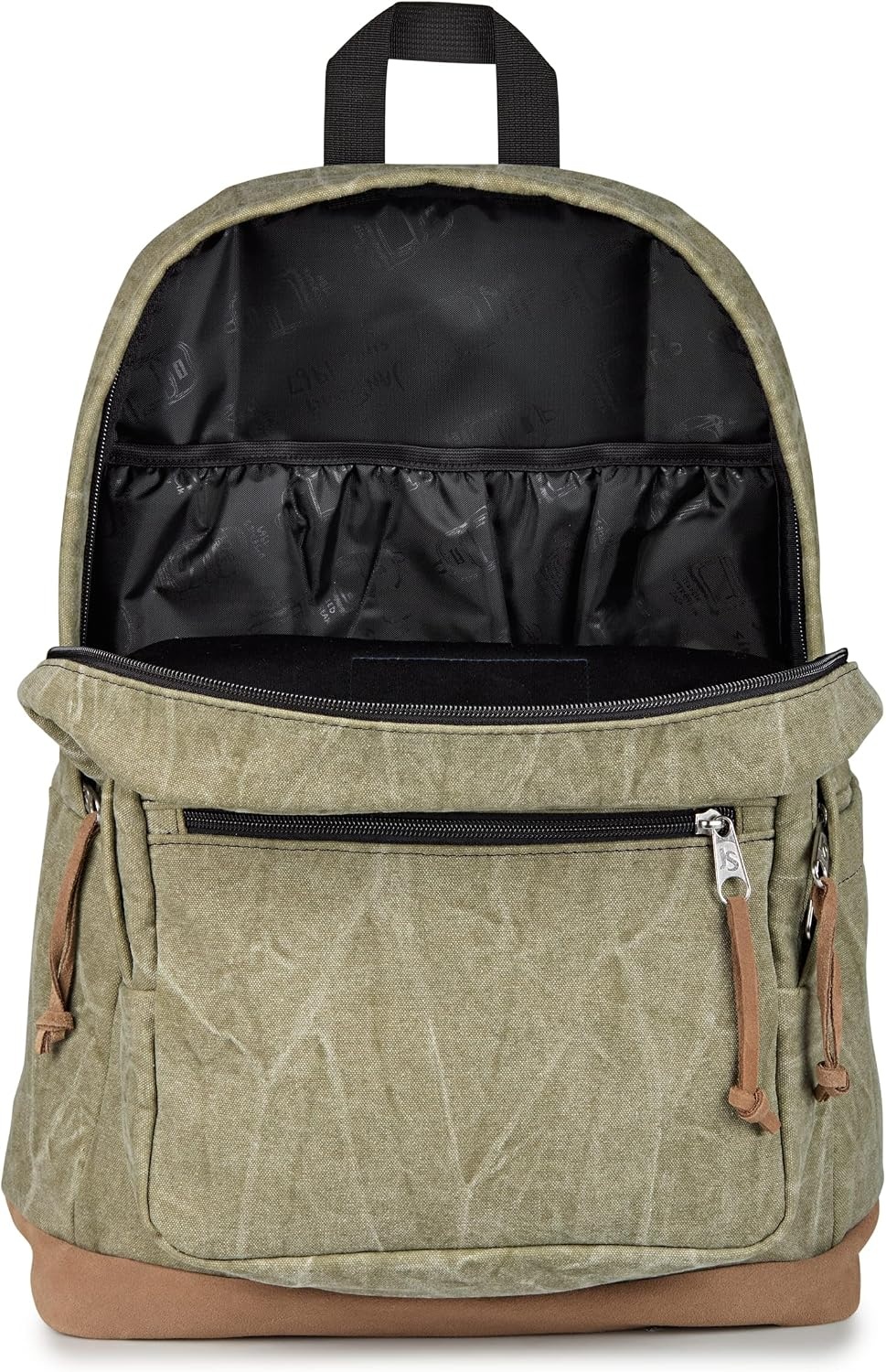 image:imageJanSport Right Pack Expressions Backpack Travel Work or Laptop Bag Curry CorduroyAged Canvas GreenLt GreenBrown