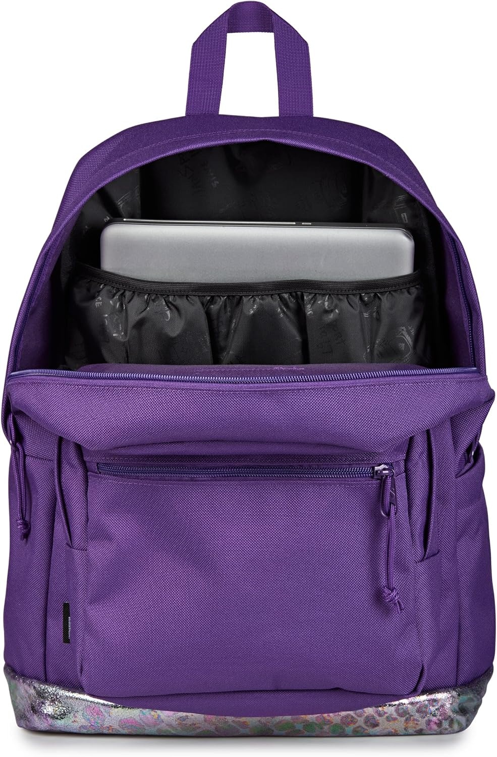 image:imageJanSport Right Pack Expressions Backpack Travel Work or Laptop Bag Curry CorduroyBog Glam Suede Grape JellyPurplePink