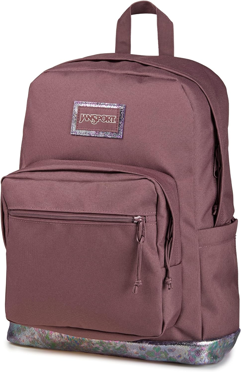 image:imageJanSport Right Pack Expressions Backpack Travel Work or Laptop Bag Curry CorduroyBog Glam Suede Mahogany HazeBrnPink