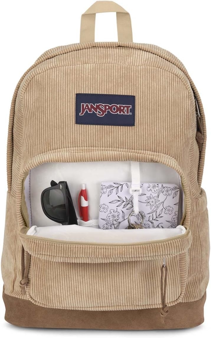 image:imageJanSport Right Pack Expressions Backpack Travel Work or Laptop Bag Curry CorduroyCurry Corduroy