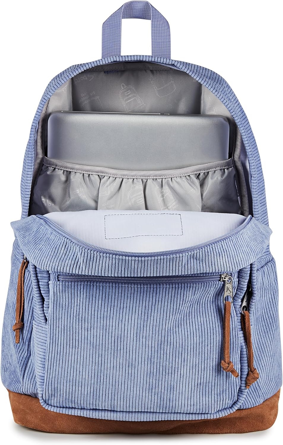 image:imageJanSport Right Pack Expressions Backpack Travel Work or Laptop Bag Curry CorduroyLavender Ash Corduroy