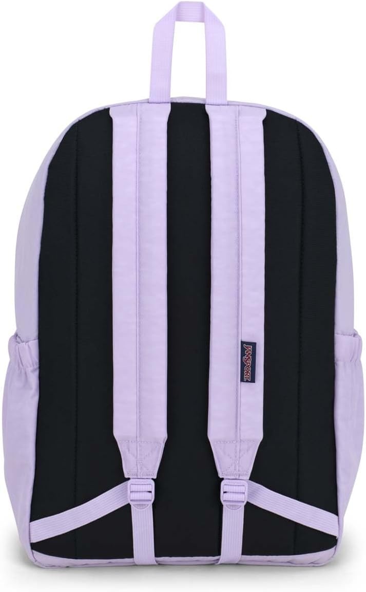 image:imageJanSport Slouch Pack Fully Padded Back Panel Comfortable and Ideal Storage Basic BrownPastel Lilac