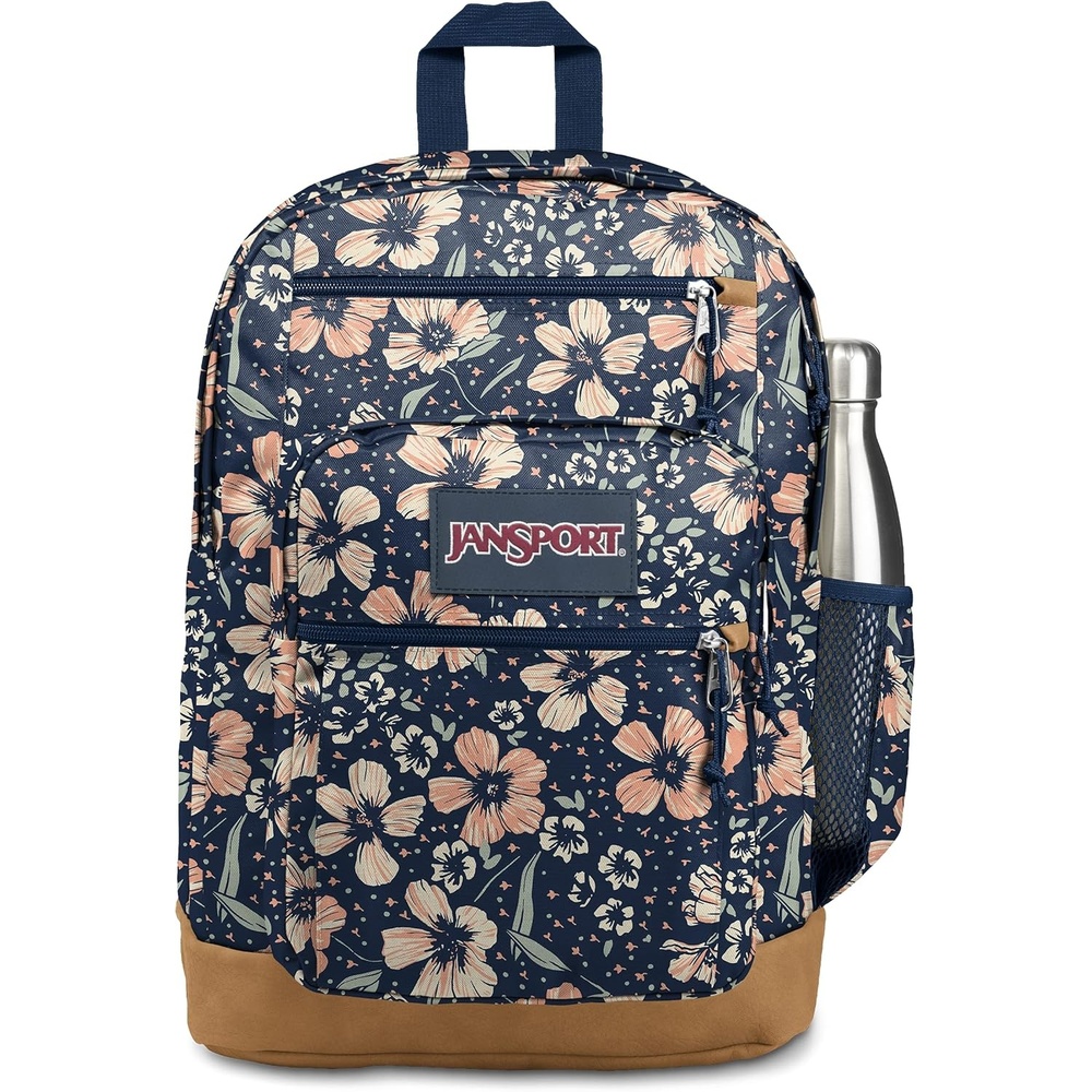 image:imageJanSport Cool Backpack with 15inch Laptop Sleeve Large Computer Bag Rucksack with 2 Compartments Ergonomic Straps Russet RedFields of Paradise
