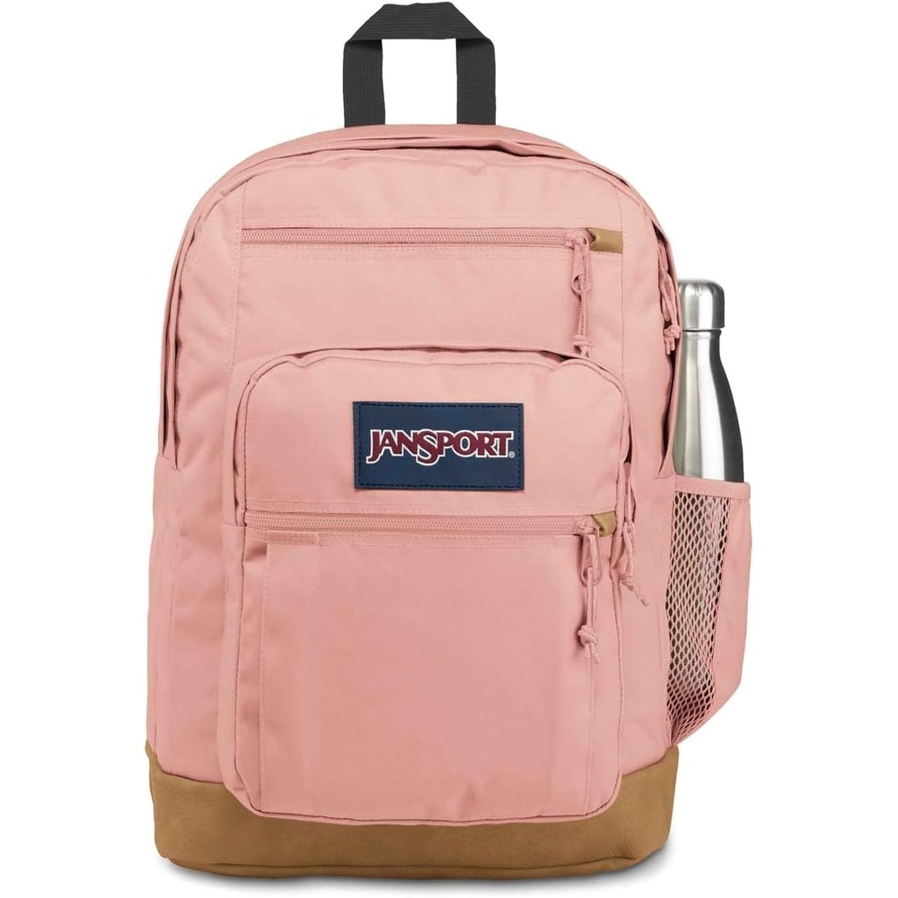 image:imageJanSport Cool Backpack with 15inch Laptop Sleeve Large Computer Bag Rucksack with 2 Compartments Ergonomic Straps Russet RedMisty Rose