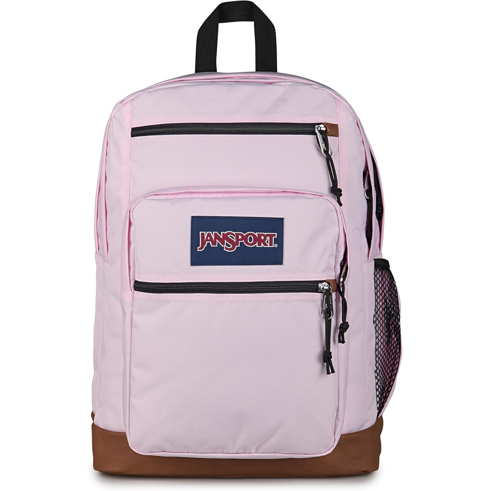 image:imageJanSport Cool Backpack with 15inch Laptop Sleeve Large Computer Bag Rucksack with 2 Compartments Ergonomic Straps Russet RedPink Ice