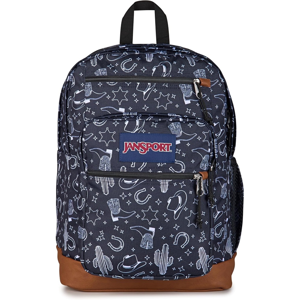 image:imageJanSport Cool Backpack with 15inch Laptop Sleeve Large Computer Bag Rucksack with 2 Compartments Ergonomic Straps Russet RedWild West Escape BlackBlackWhite