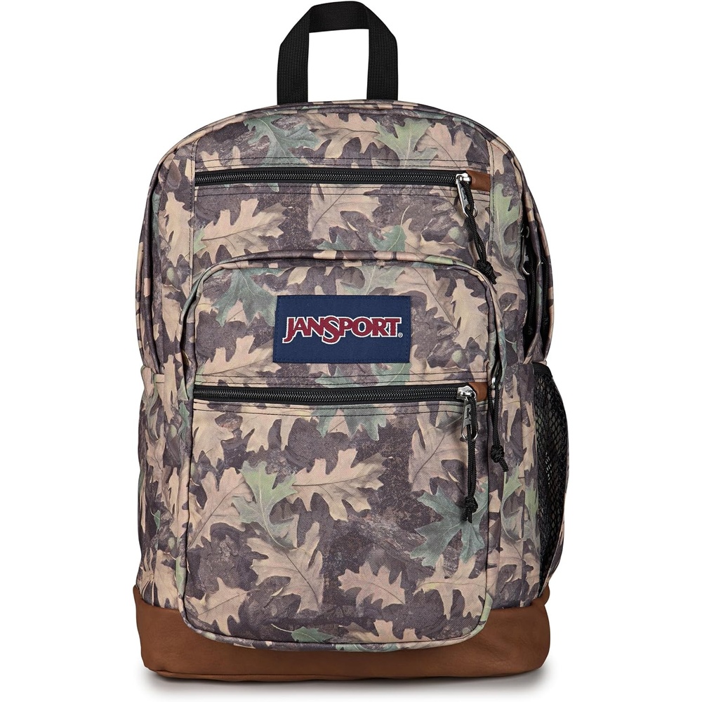 image:imageJanSport Cool Backpack with 15inch Laptop Sleeve Large Computer Bag Rucksack with 2 Compartments Ergonomic Straps Russet RedWoodland Camo GreenGreyCharcoal
