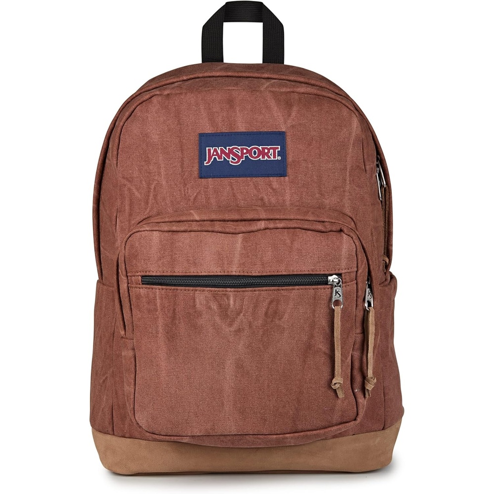 image:imageJanSport Right Pack Expressions Backpack Travel Work or Laptop Bag Curry CorduroyAged Canvas BrownLt BrnDk Brown