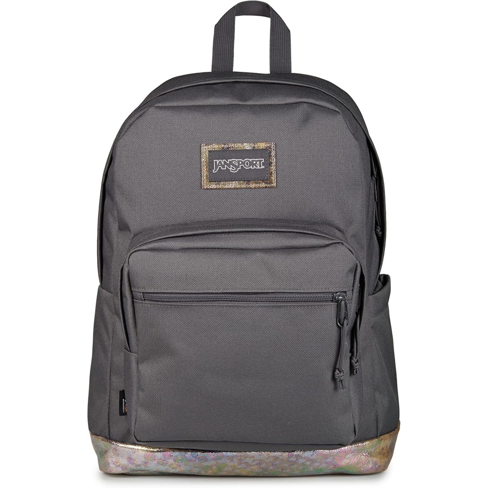 image:imageJanSport Right Pack Expressions Backpack Travel Work or Laptop Bag Curry CorduroyBog Glam Suede Smokey GritBrown