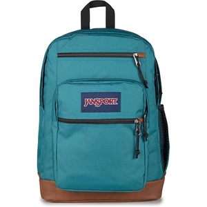JanSport Cool Backpack, with 15-inch Laptop Sleeve – Large Computer Bag Rucksack with 2 Compartments, Ergonomic Straps, Russet Red(Emerald Pool)