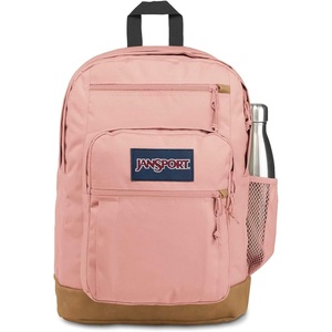 JanSport Cool Backpack, with 15-inch Laptop Sleeve – Large Computer Bag Rucksack with 2 Compartments, Ergonomic Straps, Russet Red(Misty Rose)