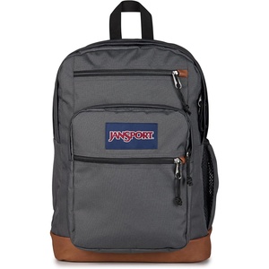 JanSport Cool Backpack, with 15-inch Laptop Sleeve – Large Computer Bag Rucksack with 2 Compartments, Ergonomic Straps, Russet Red(Smokey Grit)