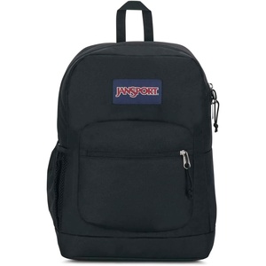 JanSport Cross Town Plus Backpack – Large Main Compartment, Side Water Bottle Pocket, 15-Inch Padded Laptop Sleeve – Emerald Pool(Black)