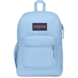JanSport Cross Town Plus Backpack – Large Main Compartment, Side Water Bottle Pocket, 15-Inch Padded Laptop Sleeve – Emerald Pool(Blue Dusk)