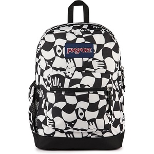 JanSport Cross Town Plus Backpack – Large Main Compartment, Side Water Bottle Pocket, 15-Inch Padded Laptop Sleeve – Emerald Pool(Gravity Check)