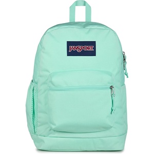 JanSport Cross Town Plus Backpack – Large Main Compartment, Side Water Bottle Pocket, 15-Inch Padded Laptop Sleeve – Emerald Pool(Magic Mint)