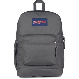 JanSport Cross Town Plus Backpack – Large Main Compartment, Side Water Bottle Pocket, 15-Inch Padded Laptop Sleeve – Emerald Pool(Smokey Grit)