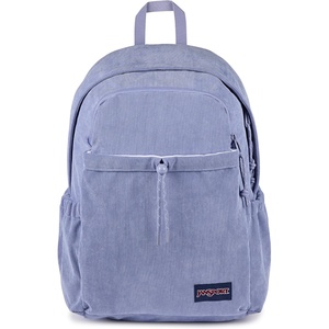 JanSport Lounge Pack FX – Large Main Compartment, Dual Water Bottle Pockets, Front Drawcord Pocket, Padded Laptop Sleeve, Lavender Ash Corduroy(Lavender Ash Corduroy)
