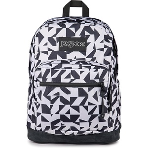JanSport Right Pack Backpack – Durable Daypack with Padded 15″ Laptop Sleeve, Spacious Main Compartment & Integrated Water Bottle Pocket, Sprayed Stars Pastel Lilac(Groovy Grids)