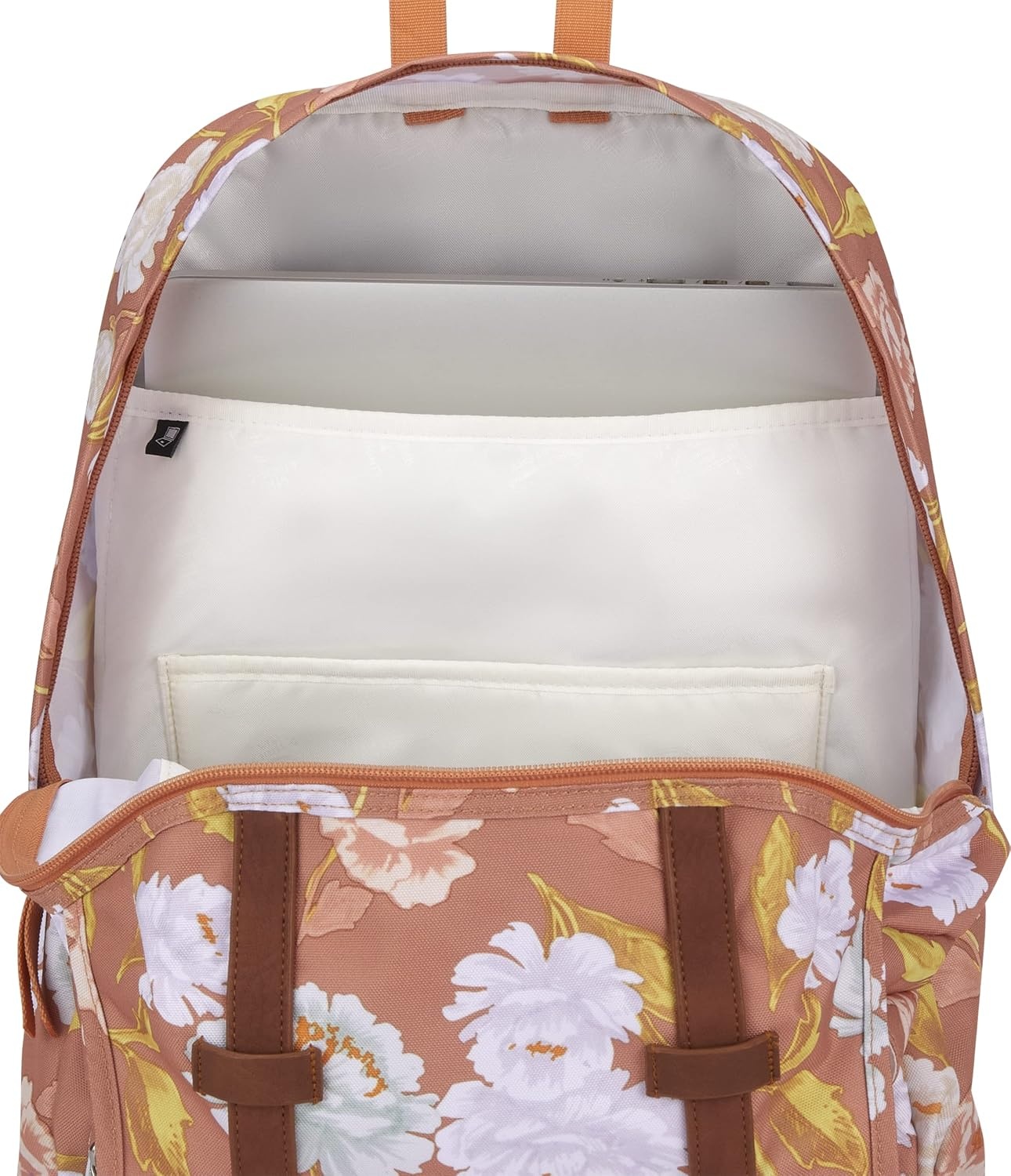 image:imageJanSport Cortlandt Laptop Backpack Russet Red 15 Laptop SleeveSynthetic Leather Shoulder Computer Bag with Large Compartment Padded Straps Rucksack for Men WomenAutumn Tapestry