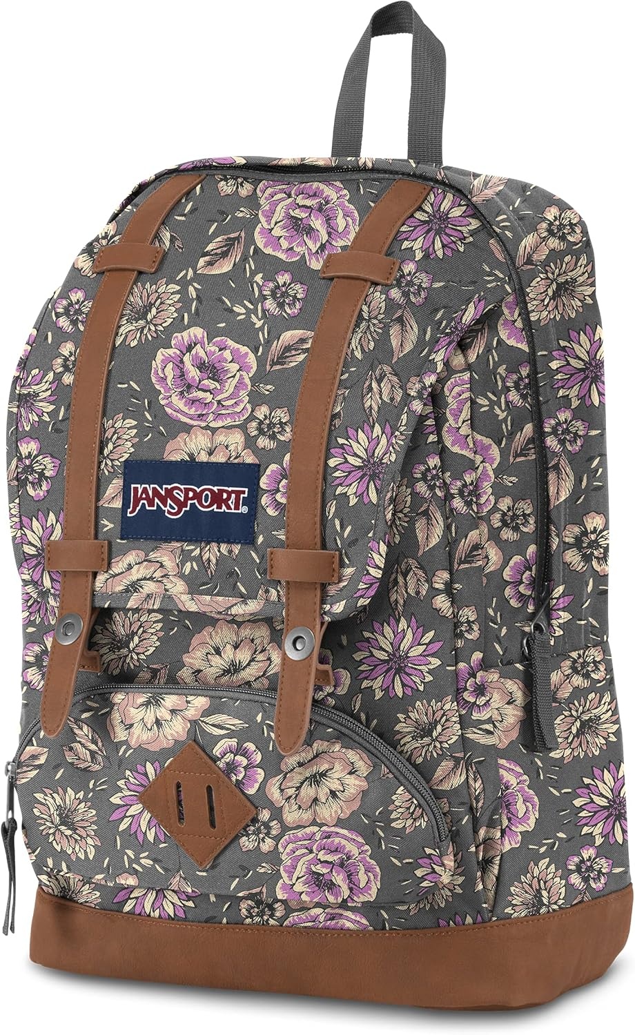 image:imageJanSport Cortlandt Laptop Backpack Russet Red 15 Laptop SleeveSynthetic Leather Shoulder Computer Bag with Large Compartment Padded Straps Rucksack for Men WomenBoho Floral Gra