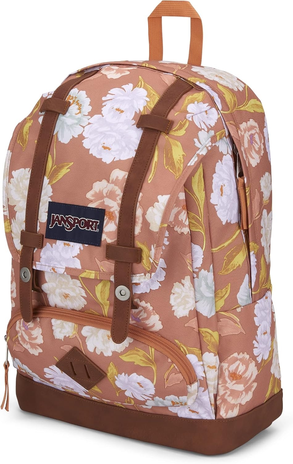 image:imageJanSport Cortlandt Laptop Backpack Russet Red 15 Laptop SleeveSynthetic Leather Shoulder Computer Bag with Large Compartment Padded Straps Rucksack for Men WomenAutumn Tapestry