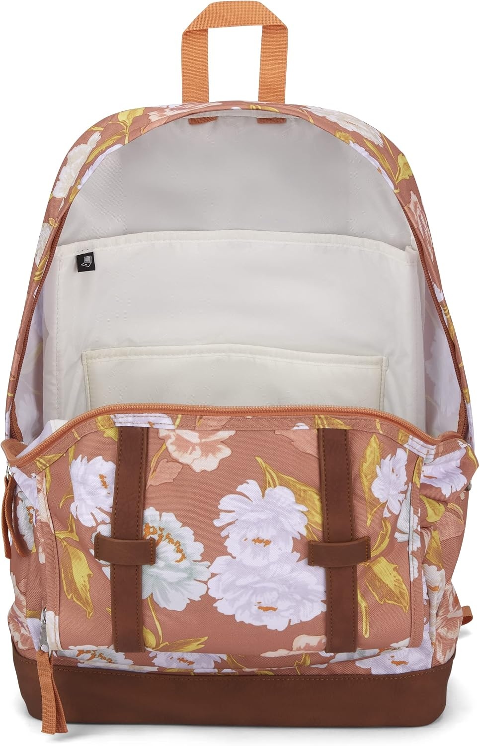 image:imageJanSport Cortlandt Laptop Backpack Russet Red 15 Laptop SleeveSynthetic Leather Shoulder Computer Bag with Large Compartment Padded Straps Rucksack for Men WomenAutumn Tapestry