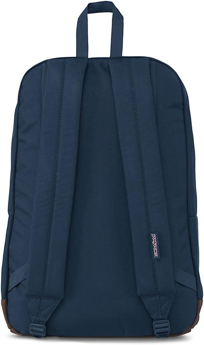 image:imageJanSport Cortlandt Laptop Backpack Russet Red 15 Laptop SleeveSynthetic Leather Shoulder Computer Bag with Large Compartment Padded Straps Rucksack for Men WomenNavy