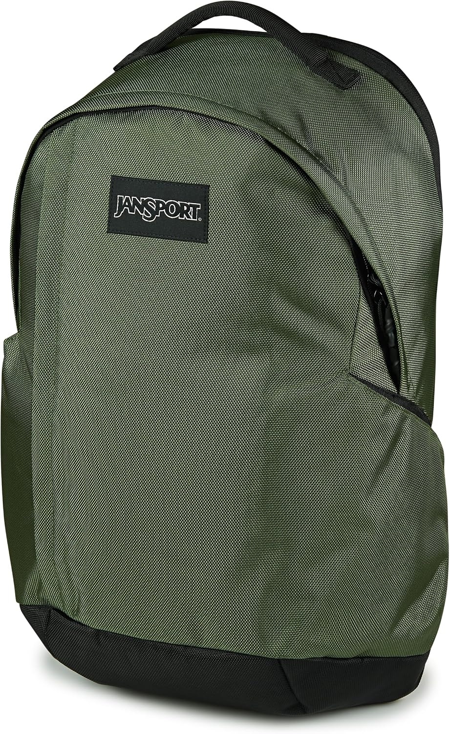image:imageJanSport Station Pack Large Backpack with Padded Laptop Sleeve Dual Water Bottle Pockets and Loft Pocket BlackCargo Green
