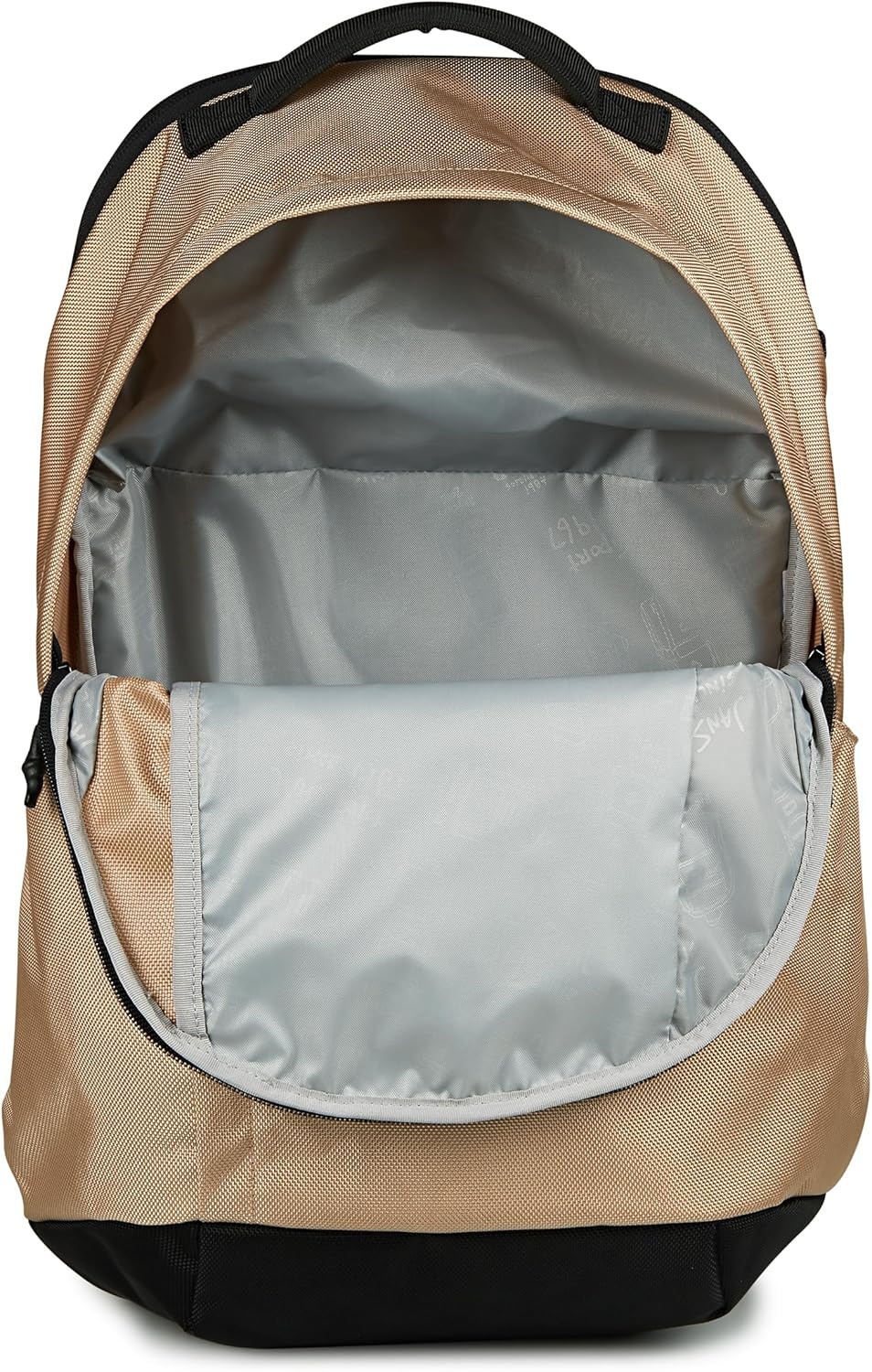 image:imageJanSport Station Pack Large Backpack with Padded Laptop Sleeve Dual Water Bottle Pockets and Loft Pocket BlackTravertine