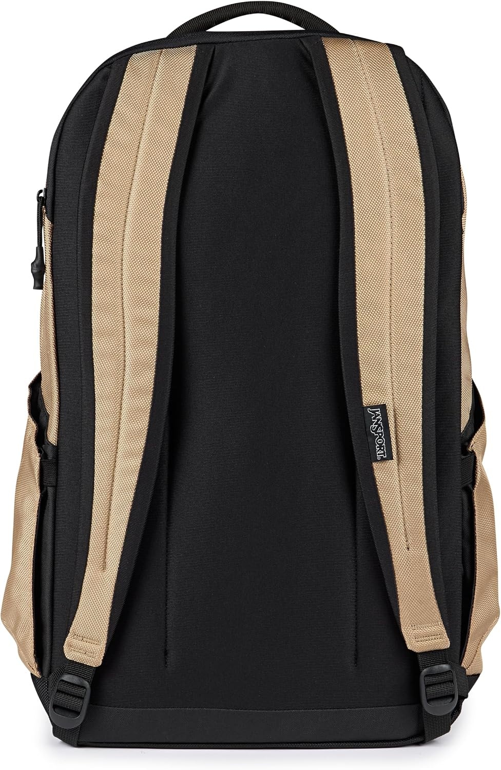 image:imageJanSport Station Pack Large Backpack with Padded Laptop Sleeve Dual Water Bottle Pockets and Loft Pocket BlackTravertine
