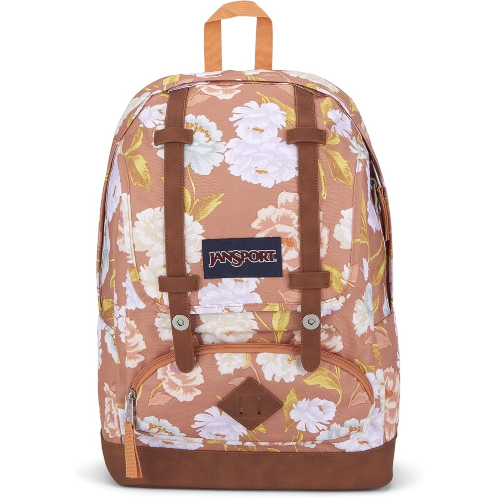 image:imageJanSport Cortlandt Laptop Backpack Russet Red 15 Laptop SleeveSynthetic Leather Shoulder Computer Bag with Large Compartment Padded Straps Rucksack for Men WomenAutumn Tapestry