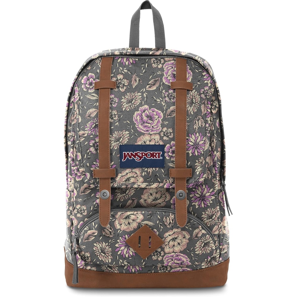image:imageJanSport Cortlandt Laptop Backpack Russet Red 15 Laptop SleeveSynthetic Leather Shoulder Computer Bag with Large Compartment Padded Straps Rucksack for Men WomenBoho Floral Gra