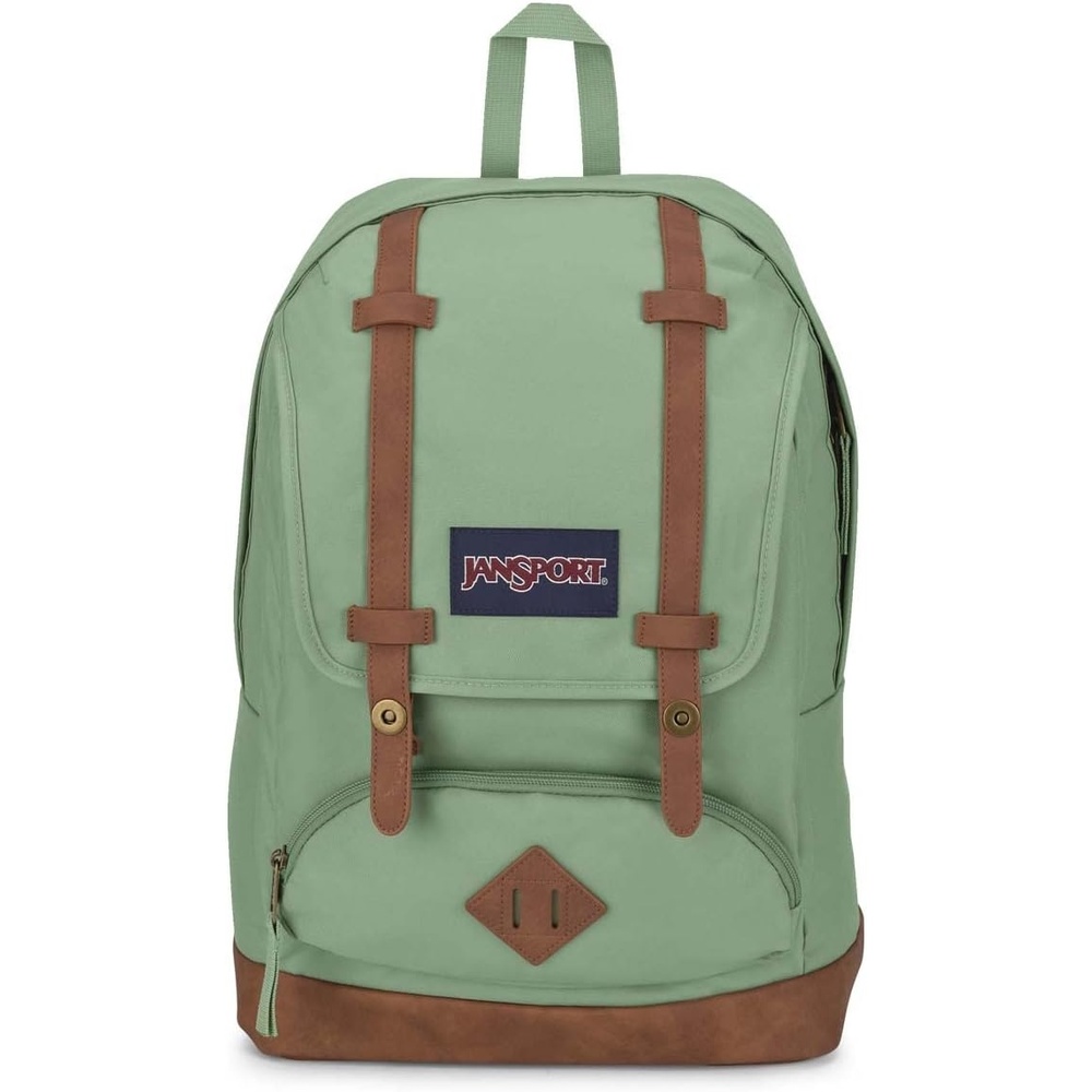 image:imageJanSport Cortlandt Laptop Backpack Russet Red 15 Laptop SleeveSynthetic Leather Shoulder Computer Bag with Large Compartment Padded Straps Rucksack for Men WomenLoden Frost