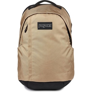 JanSport Station Pack – Large Backpack with Padded Laptop Sleeve, Dual Water Bottle Pockets, and Loft Pocket, Black(Travertine)