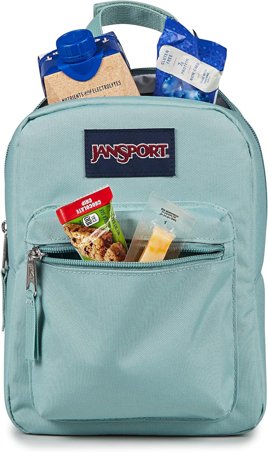 image:imageJanSport Big Break Insulated Lunch Bag Small SoftSided Cooler Ideal for Class Work or Meal Prep Bad BowsFaded Sage