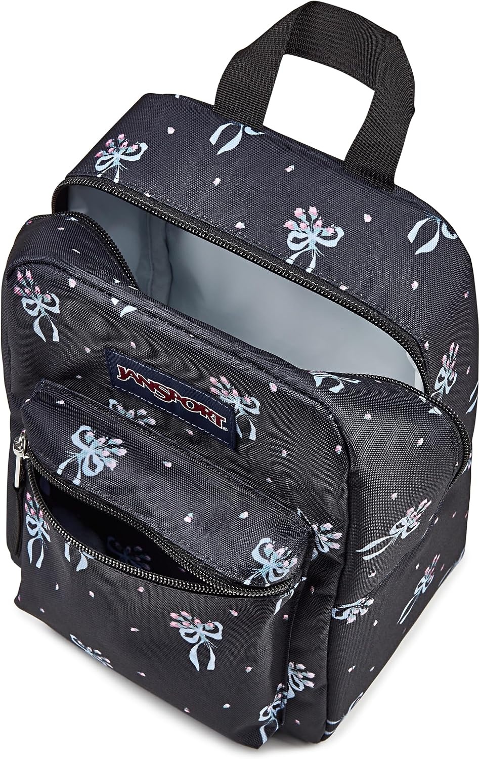 image:imageJanSport Big Break Insulated Lunch Bag Small SoftSided Cooler Ideal for Class Work or Meal Prep Bad BowsPastel Petals BlackBluePinkGreen