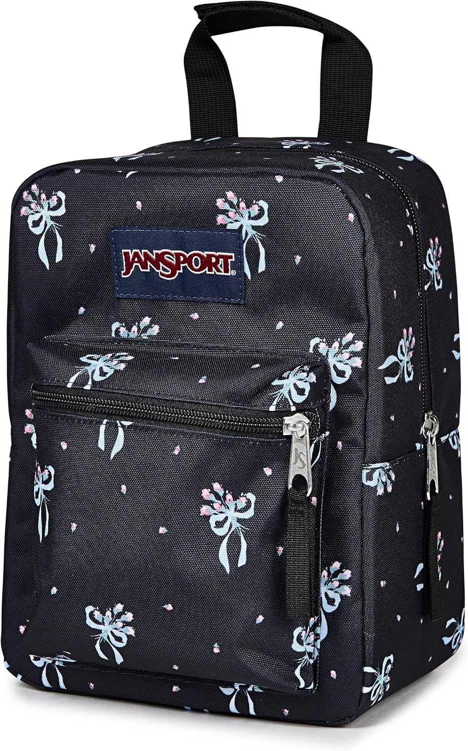 image:imageJanSport Big Break Insulated Lunch Bag Small SoftSided Cooler Ideal for Class Work or Meal Prep Bad BowsPastel Petals BlackBluePinkGreen
