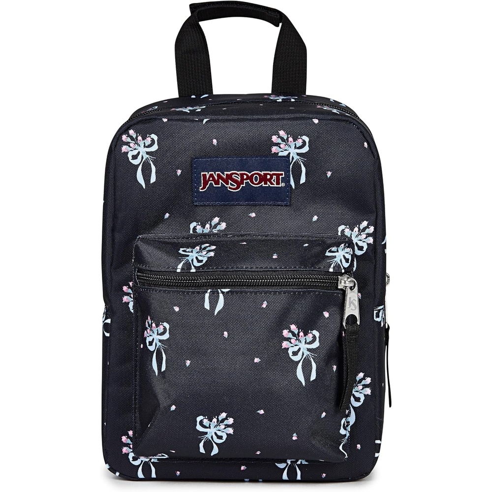 image:imageJanSport Big Break Insulated Lunch Bag Small SoftSided Cooler Ideal for Class Work or Meal Prep Bad BowsPastel Petals BlackBluePinkGreen
