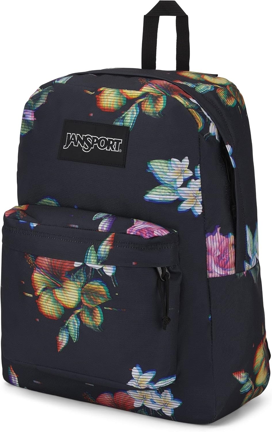 image:imageJanSport SuperBreak One Backpack Durable Lightweight Bag with 1 Main Compartment Front Utility Pocket with Builtin Organizer Premium Backpack Cyberspace GalaxyFloral Glitch